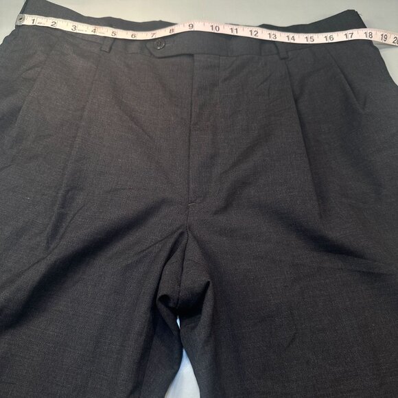 Brooks Brothers Loro Piana Italy Wool Slacks Mens Pleated Cuffed Trousers Pants - Picture 14 of 16